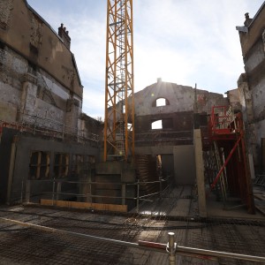 Construction d'un bâtiment de bureaux